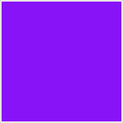 8813F7 Hex Color Image (ELECTRIC VIOLET, VIOLET BLUE)