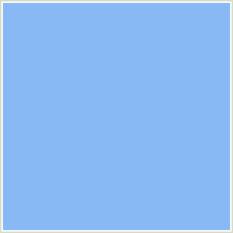 88B9F4 Hex Color Image (BLUE, JORDY BLUE)