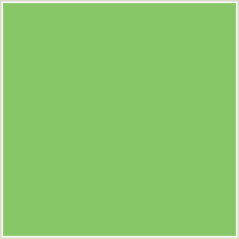 88C768 Hex Color Image (GREEN, MANTIS)