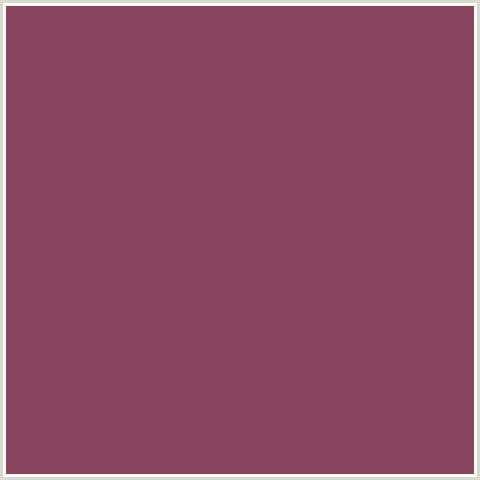 89455E Hex Color Image (CANNON PINK, CRIMSON, MAROON, RED)