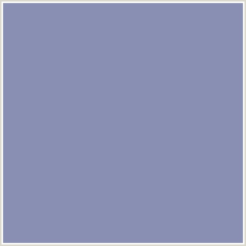 898EB3 Hex Color Image (BALI HAI, BLUE)