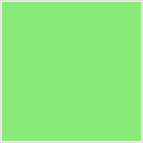 89EB78 Hex Color Image (GREEN, PASTEL GREEN)