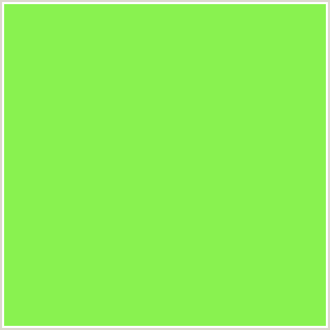 89F250 Hex Color Image (GREEN)