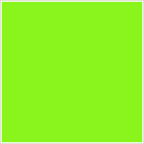 89F51D Hex Color Image (CHARTREUSE, GREEN)