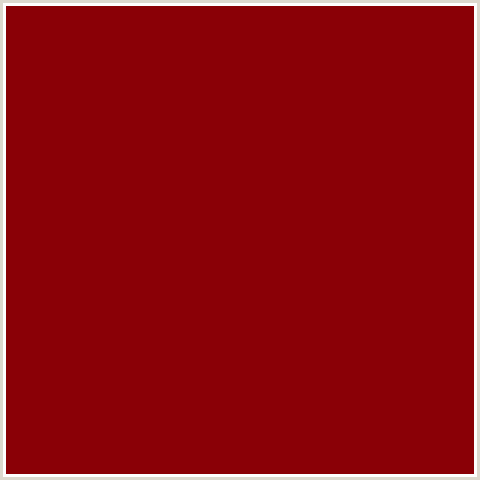 8A0006 Hex Color Image (RED, RED BERRY)