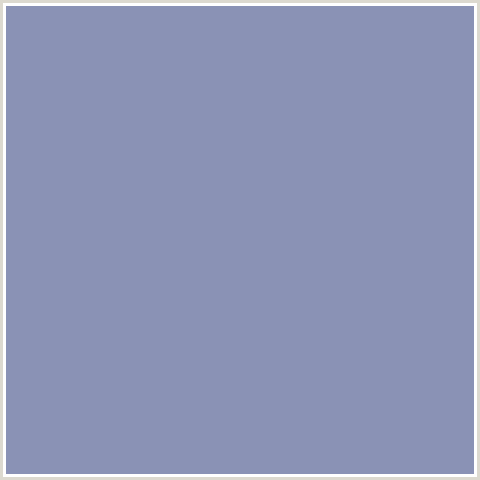 8A92B5 Hex Color Image (BALI HAI, BLUE)