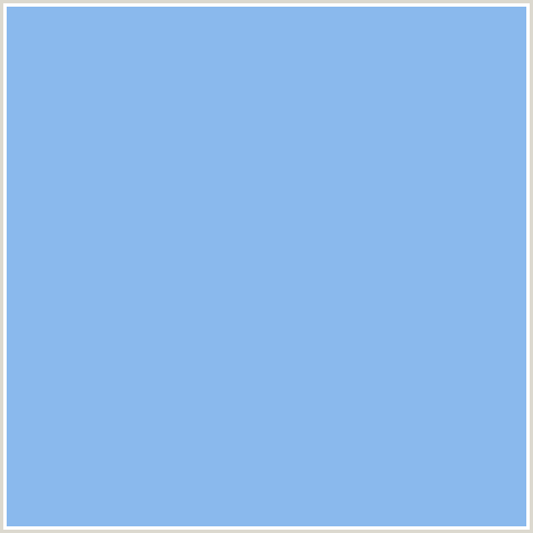 8AB9ED Hex Color Image (BLUE, JORDY BLUE)