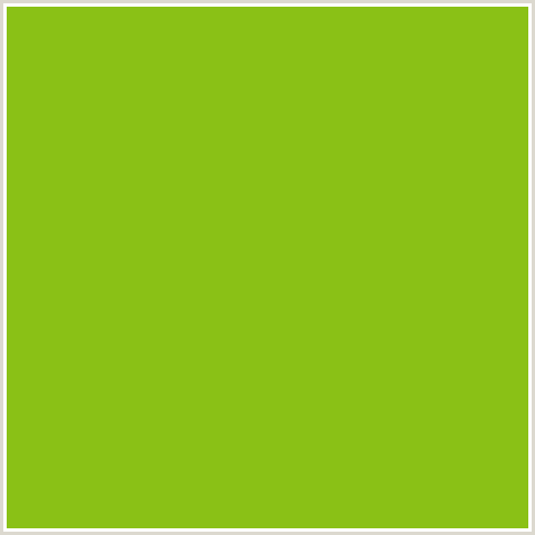 8AC116 Hex Color Image (GREEN YELLOW, LIMA)