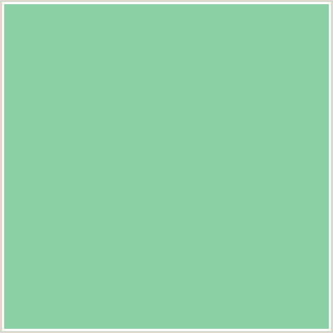 8AD0A5 Hex Color Image (GREEN BLUE, VISTA BLUE)