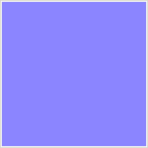 8B86FF Hex Color Image (BLUE, MALIBU)