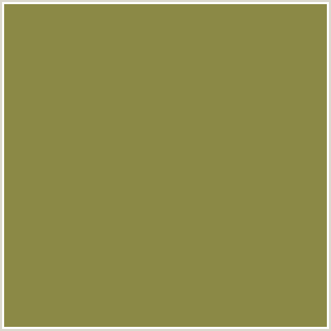 8B8946 Hex Color Image (SYCAMORE, YELLOW)