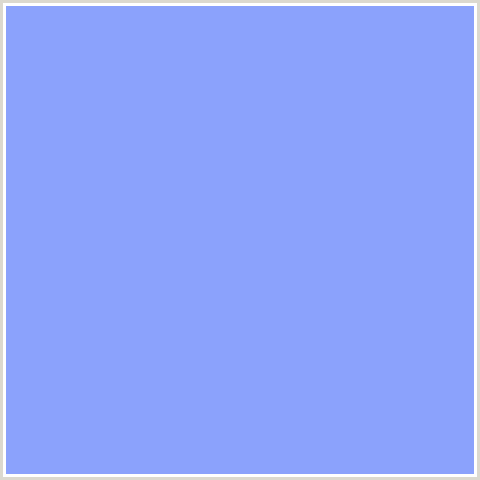 8BA2FC Hex Color Image (BLUE, MALIBU)