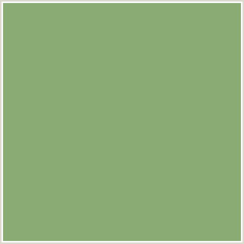 8BAB75 Hex Color Image (CHELSEA CUCUMBER, GREEN)
