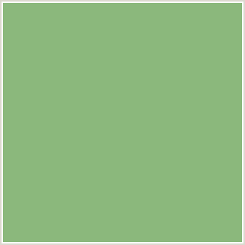 8BB87C Hex Color Image (GREEN, OLIVINE)