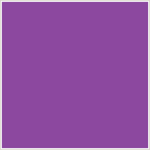 8C489F Hex Color Image (AFFAIR, PURPLE, VIOLET)