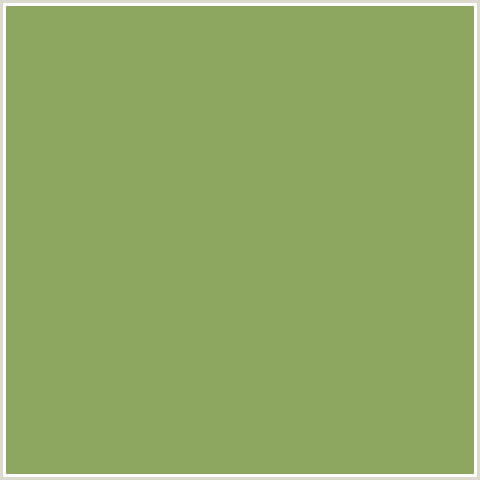 8DA660 Hex Color Image (CHELSEA CUCUMBER, GREEN YELLOW)