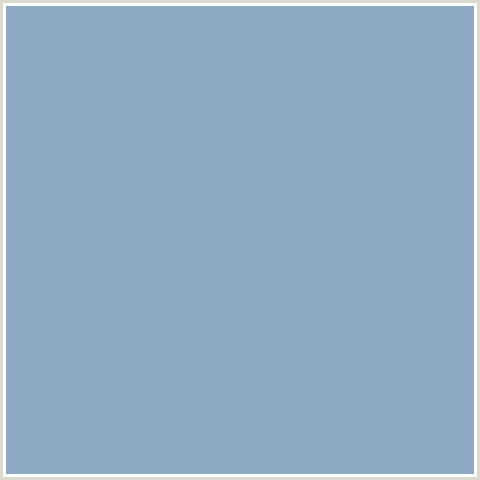 8DA9C3 Hex Color Image (BLUE, NEPAL)
