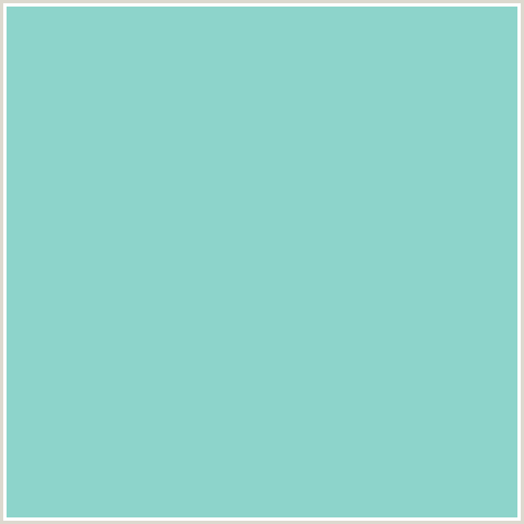 8DD4CB Hex Color Image (BLUE GREEN, MONTE CARLO)