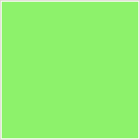 8DF26B Hex Color Image (GREEN, SULU)