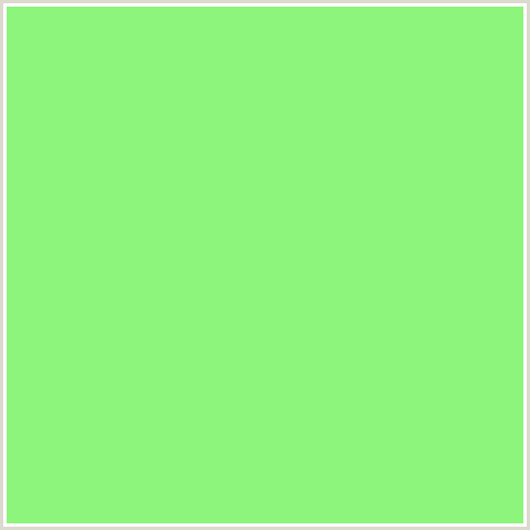 8DF47C Hex Color Image (GREEN, SULU)