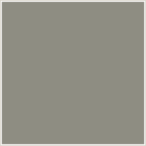 8E8D82 Hex Color Image (NATURAL GRAY, YELLOW)