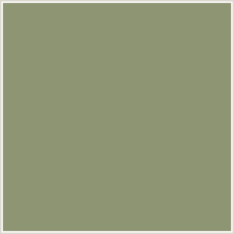 8E9573 Hex Color Image (BATTLESHIP GRAY, GREEN YELLOW)