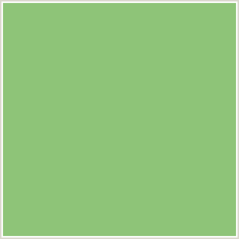 8EC478 Hex Color Image (GREEN, OLIVINE)