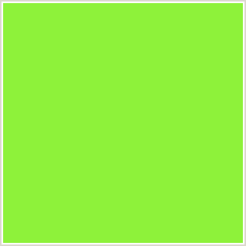 8EF23A Hex Color Image (GREEN, GREEN YELLOW)