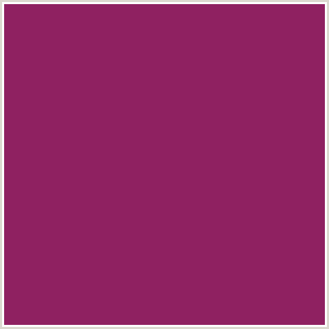 8F2161 Hex Color Image (DEEP PINK, DISCO, FUCHSIA, FUSCHIA, HOT PINK, MAGENTA)