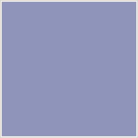 8F94BB Hex Color Image (BLUE, WILD BLUE YONDER)