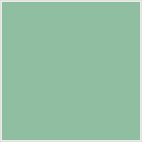 8FBEA1 Hex Color Image (GREEN BLUE, SUMMER GREEN)