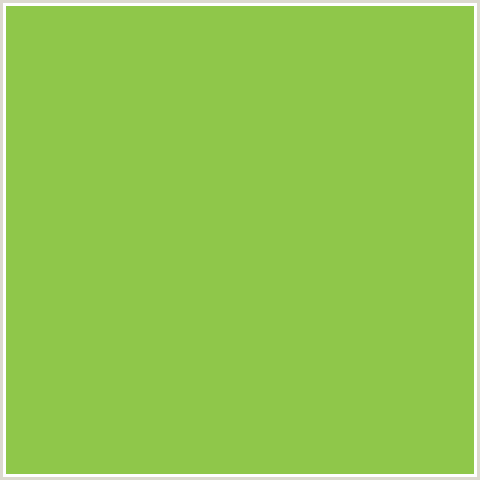 8FC74A Hex Color Image (GREEN YELLOW, SUSHI)