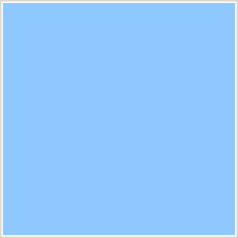 8FC7FF Hex Color Image (ANAKIWA, BLUE)