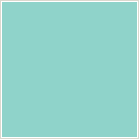 8FD3CA Hex Color Image (BLUE GREEN, MONTE CARLO)