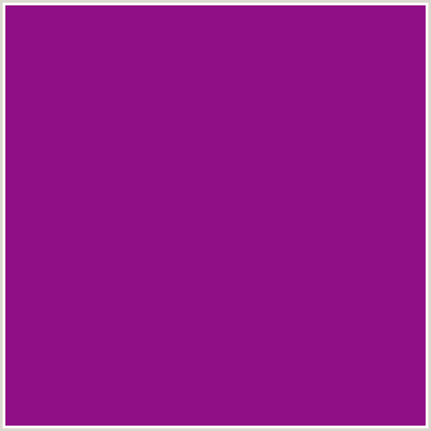 900F87 Hex Color Image (DEEP PINK, FUCHSIA, FUSCHIA, HOT PINK, MAGENTA, VIOLET EGGPLANT)