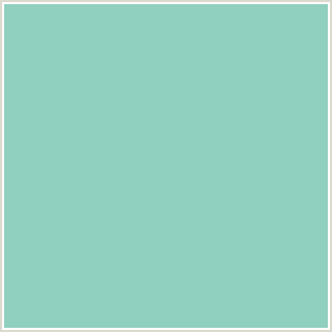 90D0BF Hex Color Image (BLUE GREEN, MONTE CARLO)