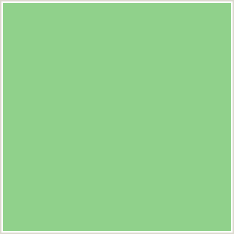 90D18B Hex Color Image (DE YORK, GREEN)