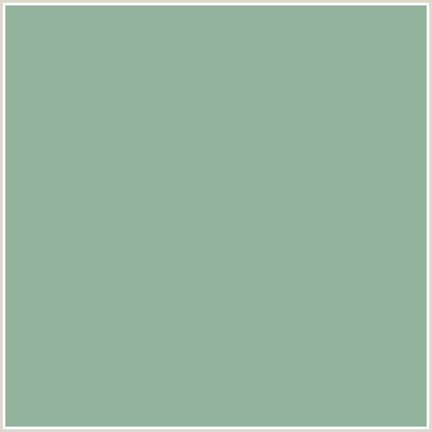 93B39C Hex Color Image (GREEN, SUMMER GREEN)