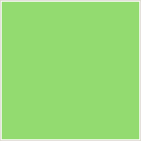 93DB70 Hex Color Image (GREEN, PASTEL GREEN)