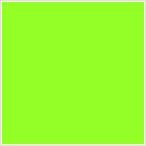 93FF26 Hex Color Image (GREEN, GREEN YELLOW)