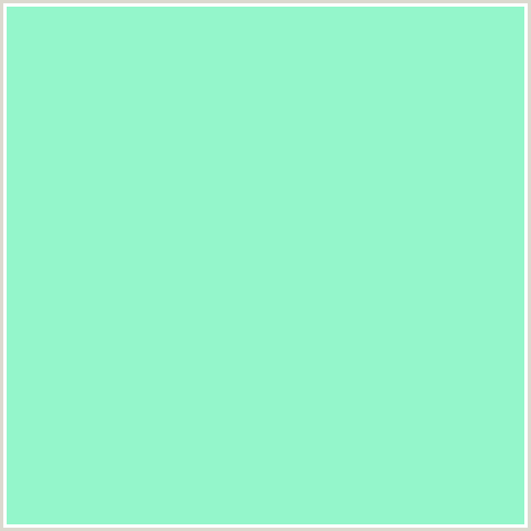 94F6CB Hex Color Image (GREEN BLUE, ICE COLD)