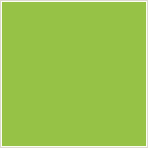 96C346 Hex Color Image (GREEN YELLOW, SUSHI)