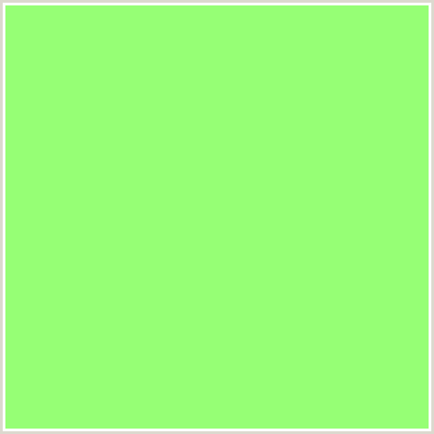96FF75 Hex Color Image (GREEN, MINT GREEN)