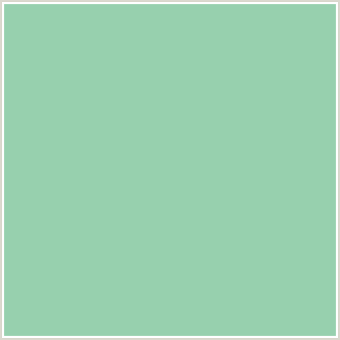 97D0AE Hex Color Image (GREEN BLUE, VISTA BLUE)