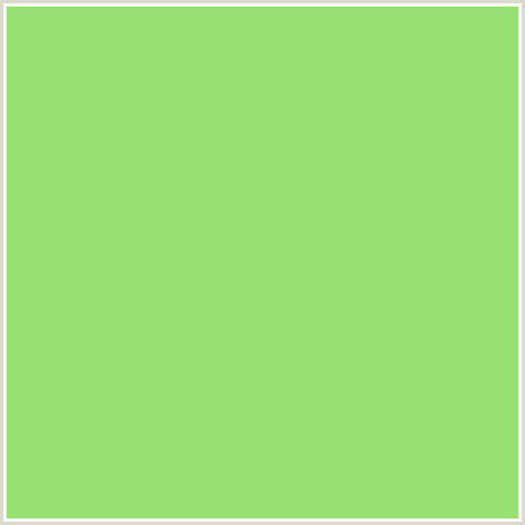97E174 Hex Color Image (GREEN, PASTEL GREEN)