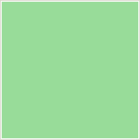 98DC99 Hex Color Image (GRANNY SMITH APPLE, GREEN)