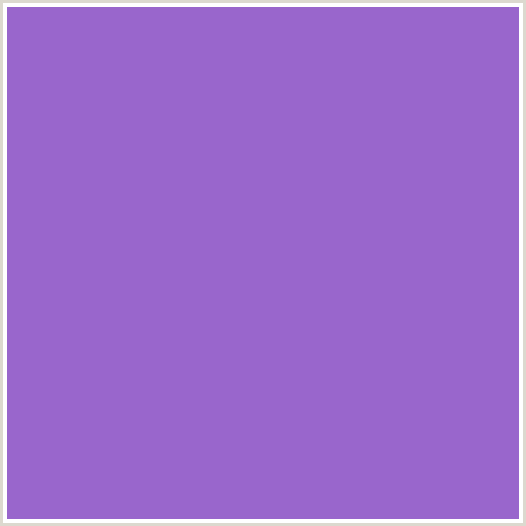 9966CC Hex Color Image (AMETHYST, VIOLET BLUE)