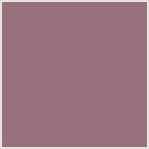 99717C Hex Color Image (BAZAAR, RED)