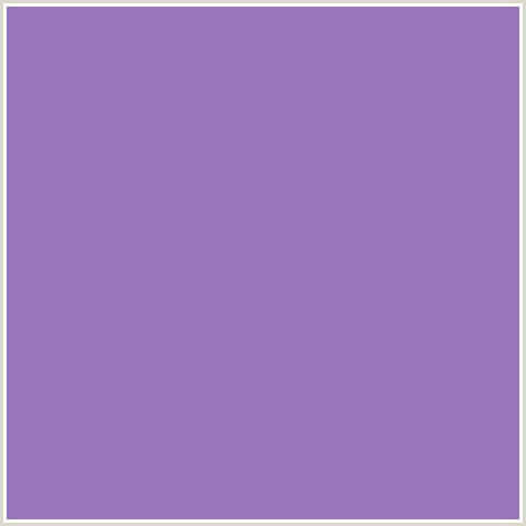 9975B9 Hex Color Image (VIOLET BLUE, WISTERIA)