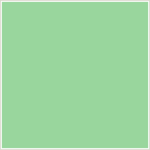 99D69D Hex Color Image (GREEN, MOSS GREEN)